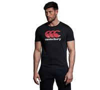 Canterbury Men's CCC Logo Tee T-Shirt | Soft Cotton Blend Non-Technical T-Shirt, Black, L