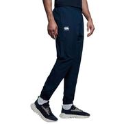 Canterbury Men's Club Plain Tapered Leg Tracksuit Bottoms in Navy | Size: Small Canterbury Navy S