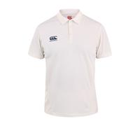 Canterbury Men's Cricket Polo Shirt in Off-White | Size: Large Canterbury Off-White L