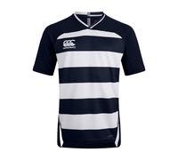 Canterbury Men's Evader Hooped Vapodri Jersey in Navy | Size: 3XL Canterbury Navy 3XL