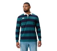 Canterbury Mens Fundamentals Stripe Rugby Top Colour: Teal, Size: 3XL