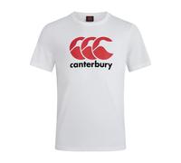 Canterbury Mens Logo Cotton Blend T-Shirt (White) - Size Small
