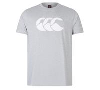 Canterbury Mens Logo T-Shirt (Grey/White) - Size Small