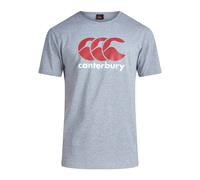 Canterbury Men's CCC Logo Tee T-Shirt | Soft Cotton Blend Non-Technical T-Shirt, Classic Marl, 2XL