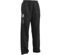 Canterbury Mens Open Hem Tracksuit Bottoms (Black/White) - Size X-Large