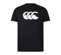 Canterbury Mens Organic Cotton Logo T-Shirt Black (Sizes S - 2XL)