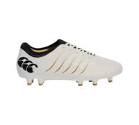 Canterbury Men's Phoenix 2.0 Team Firm Ground Rugby Boots in White | Size: 10 Canterbury White 10