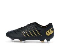 Canterbury Mens Phoenix 2.0 Team Soft Ground Rugby Boots (Black/Gold) - Size UK 9
