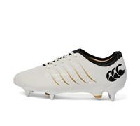 Canterbury Men's Phoenix 2.0 Team Soft Ground Rugby Boots in White | Size: 10 Canterbury White 10