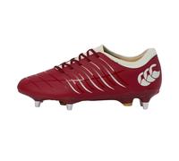Canterbury Men's Phoenix 2.0 Team Soft Ground Rugby Boots in Red | Size: 12 Canterbury Red 12