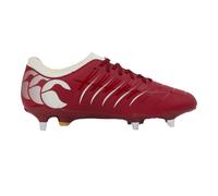 Canterbury Men's Phoenix 2.0 Team Soft Ground Rugby Boots in Red | Size: 9 Canterbury Red 9