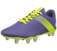 Canterbury Men's Phoenix 3.0 Soft Ground Rugby Boots, Astral Aura/Wild Lime, 8 UK