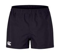 Canterbury Men's Players Drill Shorts | Rugby Shorts | CCC Logo Gym Shorts, Black, 4XL