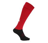 Canterbury Men's Playing Rugby Sport Socks - M, Red, Cushioned Foot, Contrast Stripes