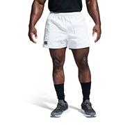 Canterbury Men's Rugby Shorts Professional Cotton - Internal Drawstring & Pockets - White 3XL