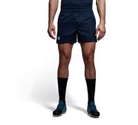Canterbury Men's Professional Polyester Shorts | Rugby Short | Internal Drawstring & Pockets | Gym/Training Short Gym Shorts, Navy, L