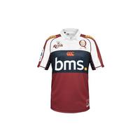 Canterbury Mens QLD Reds Hm T-Shirt Maroon XL