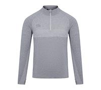 Canterbury Men's Seamless 1st Layer, Long Sleeve Baselayer T-Shirt, Grey, 3XL-4XL