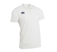 Canterbury Men's Short Sleeve Cricket Shirt in Cream | Size: Medium Canterbury Cream M