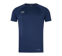 Canterbury Men's Small Logo Superlight T-Shirt Training Top, Navy, L