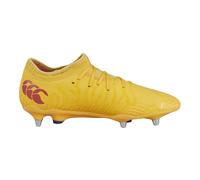 Canterbury Mens Speed Infinite Team 2025 Soft Ground Rugby Boots (Yellow/Orange) - Size UK 8.5