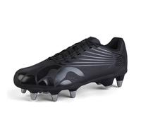 Canterbury Mens Stampede Groundbreak Team Soft Ground Rugby Black/Silver 11 UK