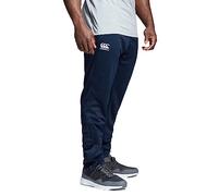 Canterbury Men's Stretch Tapered Poly Knit Pants, Navy, L