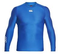 Canterbury Men's Thermoreg Long Sleeve Top | Compression Shirt | Base Layer Top With Heat Retention & Thermal Regulation, Olympian Blue, 4XL
