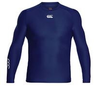 Canterbury Mens Thermoreg Long Sleeve | Compression Shirt With Heat Retention & Thermal Regulation Base Layer Top, Navy, 4XL EU
