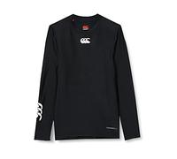 Canterbury Men's Thermoreg Long Sleeve Top | Compression Shirt | Base Layer Top with Heat Retention & Thermal Regulation, Black, XS