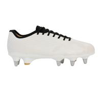 Canterbury Mens Unisex Adult Stampede Groundbreak Pro Soft Ground Rugby Boots (White/Black) - Size UK 12