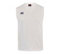 Canterbury Mens V Neck Cricket Overshirt (M, Cream)