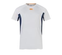 Canterbury Men's Vapodri Superlight T-Shirt | Lightweight | Quick Dry Technical T-Shirt, Whitecap Grey/Midnight Navy, XS