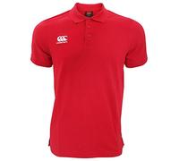 Canterbury Mens Waimak Short Sleeve Pique Polo Shirt (XXL) (Red)