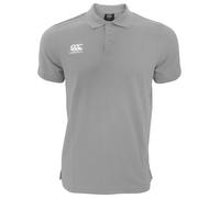 Canterbury Mens Waimak Short Sleeve Pique Polo Shirt (Grey Marl) - Size Medium
