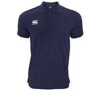 (M, Navy) Canterbury Mens Waimak Short Sleeve Pique Polo Shirt