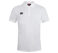 Canterbury Mens Waimak Short Sleeve Pique Polo Shirt (XL) (White)