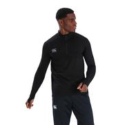 Canterbury Mens Zip Seamless Top / XS-S Black/Grey RD2997