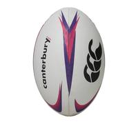 Canterbury Mentre Logo Rugby Ball in White Canterbury White