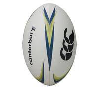 Canterbury Mentre Logo Rugby Ball White/lime/blue (5)