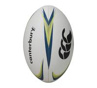 Canterbury Mentre Rugby Ball, Adults/Unisex, Size 5, White/Lime/Blue