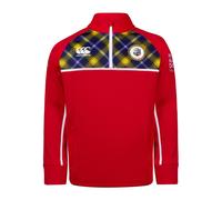 Canterbury My Name'5 Doddie Foundation X British & Irish Lions Charity 1/4 Fleece Midlayer L Red