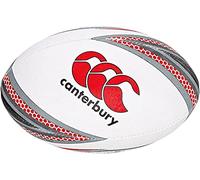 Canterbury of New Zealand Mentre Training Rugby Ball White/Grey/Red