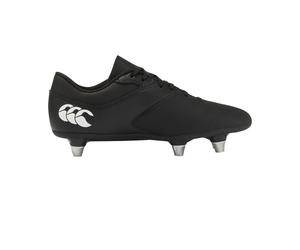 Canterbury Phoenix Raze Soft Ground Rugby Boots in Black | Size: 2 Canterbury Black 2