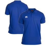 Canterbury Men's Waimak Cotton Polo Shirt | Rugby Shirt | Casual Top For Long Lasting Comfort, Royal, S