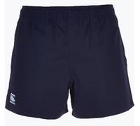 Canterbury Men's Professional Polyester Shorts | Rugby Short | Internal Drawstring & Pockets | Gym/Training Short, Navy, XL