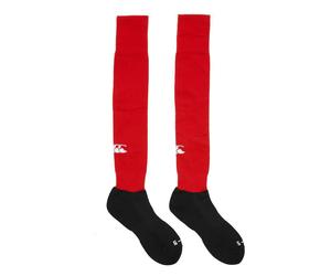 Canterbury Rugby RED BLUE BLACK or WHITE Club Socks Kids to Adult Sizes EU27-46