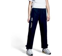 CANTERBURY STADIUM KIDS TRACKSUIT PANTS BOTTOMS OPEN HEM LEG NAVY 8 YRS