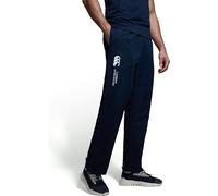 CANTERBURY STADIUM MENS TRACKSUIT PANTS BOTTOMS OPEN HEM LEG NAVY SMALL