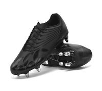 Canterbury Unisex Adult Stamped Grndbrk Team Boots, Black/Silver Metallic 12